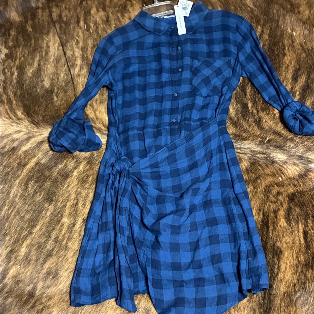 Sanctuary blue dress in small NWT